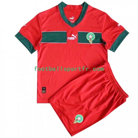 Tenue Maroc Enfant Domicile World Cup 2022 Maillot de Foot